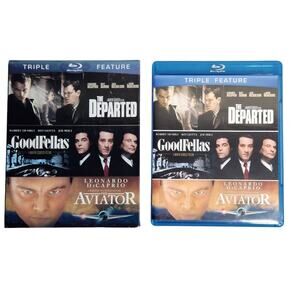 The Departed, Goodfellas, The Aviator Triple Feature Blu-ray Pre-owned
